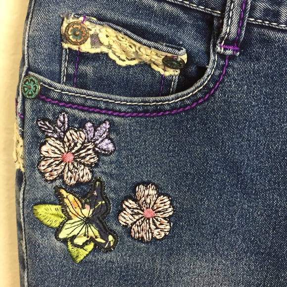 Jeans Dictionary Embroidered Bootcut Jeans Size 27 - Picture 3 of 8